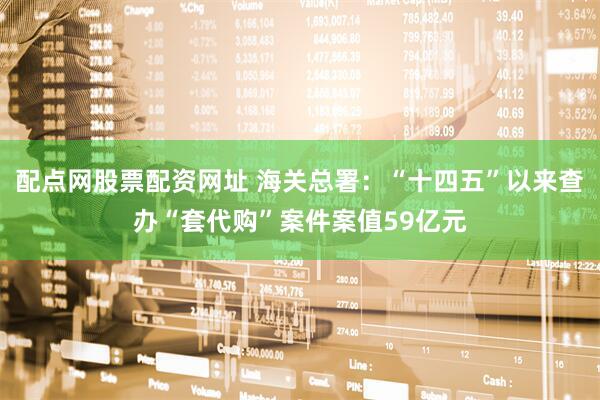 配点网股票配资网址 海关总署：“十四五”以来查办“套代购”案件案值59亿元