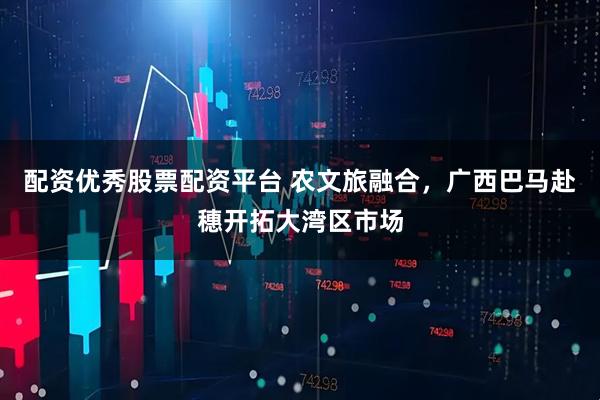 配资优秀股票配资平台 农文旅融合，广西巴马赴穗开拓大湾区市场