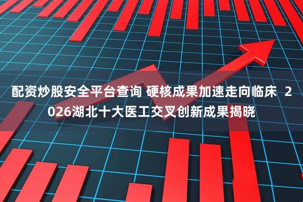 配资炒股安全平台查询 硬核成果加速走向临床  2026湖北十大医工交叉创新成果揭晓